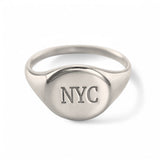 Signet Name Ring
