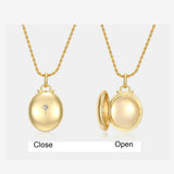Time Box Photo Necklace