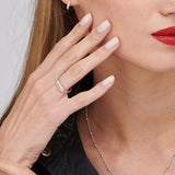 Rectangle Name Ring
