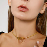 Minimalist Non-Fading Snake Chain Necklace for Women