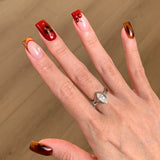 TikTok Viral Vintage Marquise Soft Chain Ring