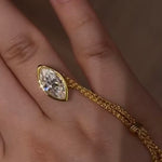 TikTok Viral Vintage Marquise Soft Chain Ring