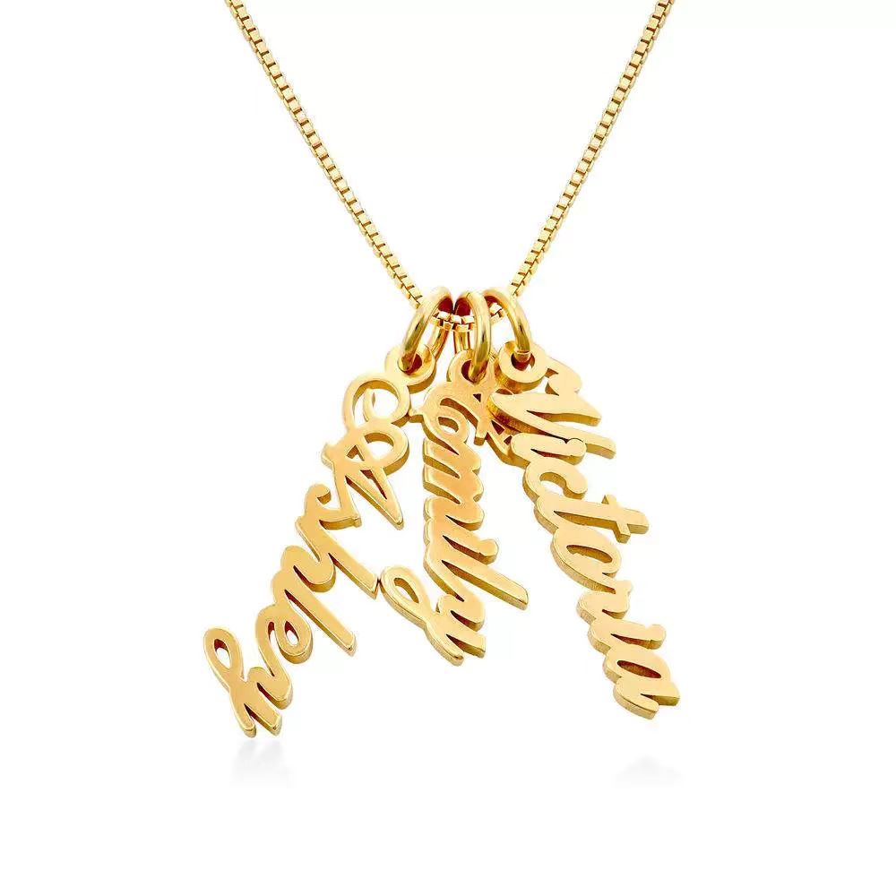 Name Vertical Bar Necklace