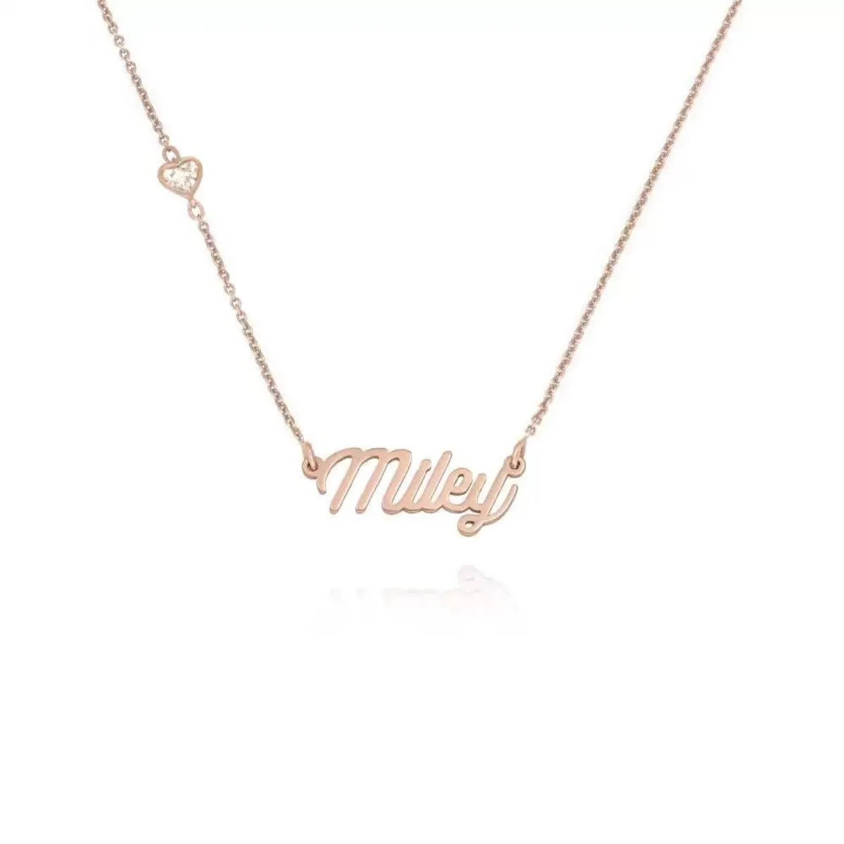 Diamond & Name Necklace