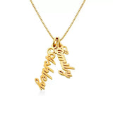 Name Vertical Bar Necklace