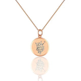 Pet Head Diamond Necklace