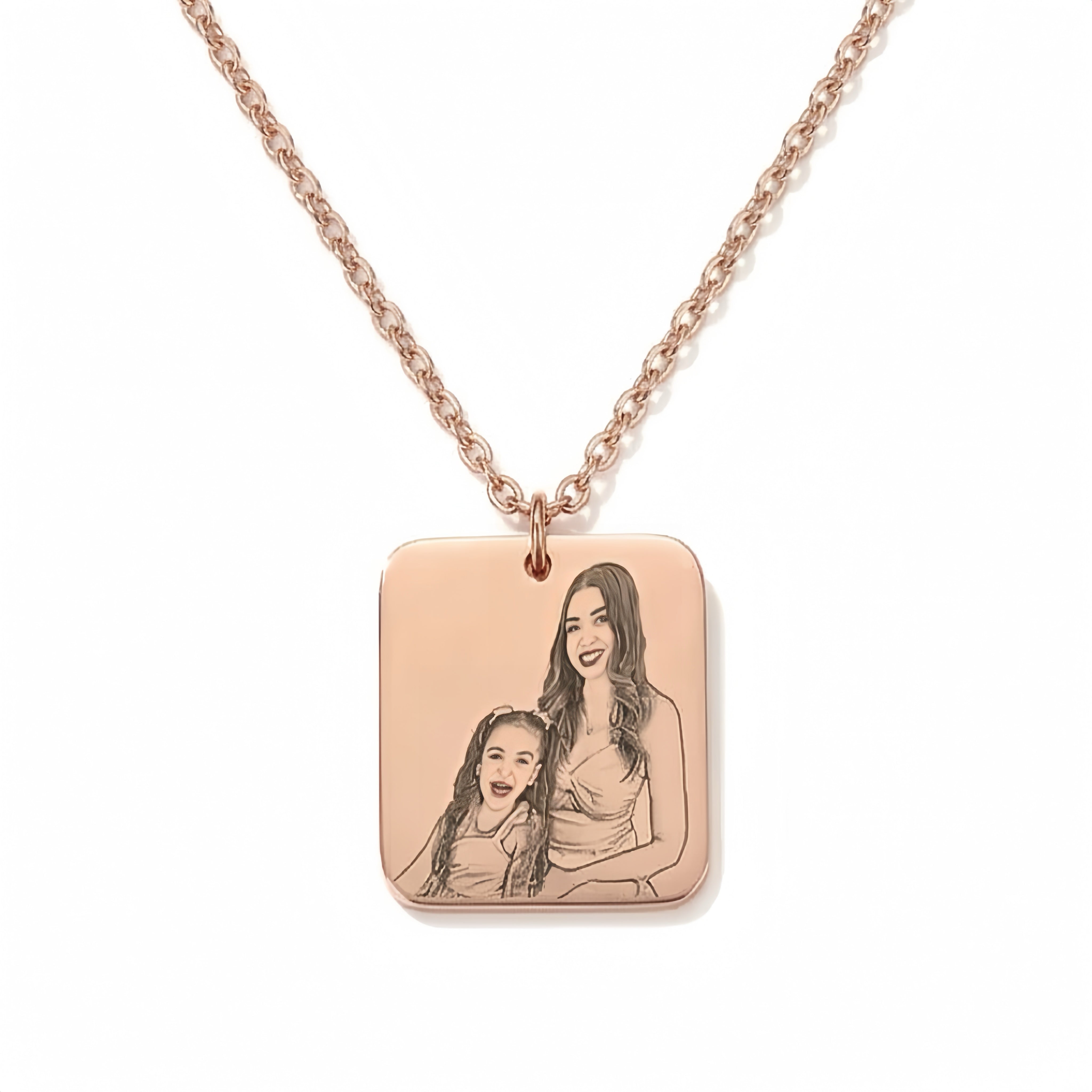 Oblong Picture Necklace