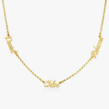 Multiple Names Necklace