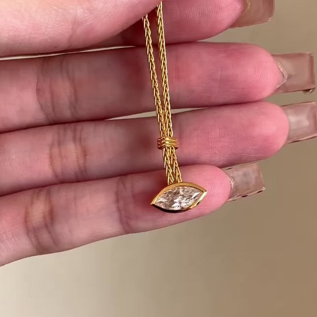 TikTok Viral Vintage Marquise Soft Chain Ring